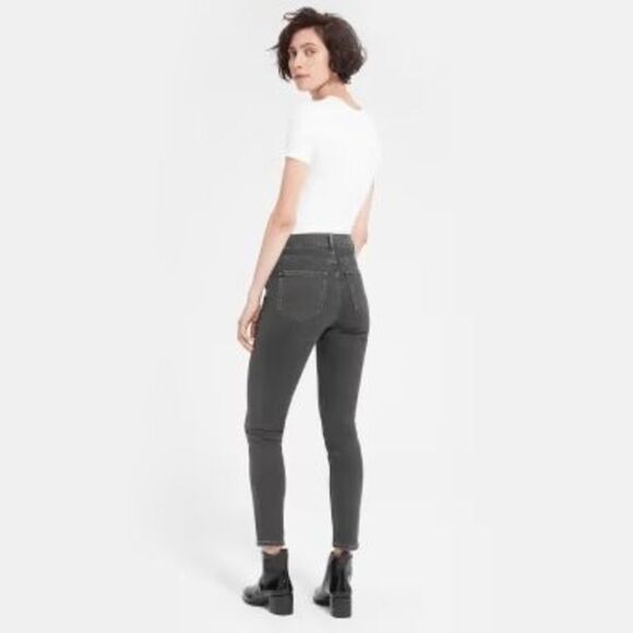 Everlane Womens High Rise Skinny Denim Jeans Black Size 28 - Picture 3 of 9